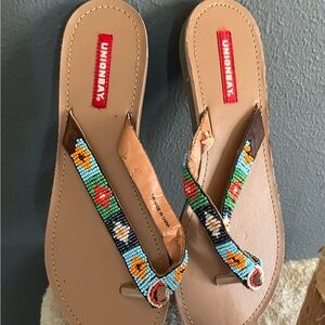 Beaded sandals from Union Bay
